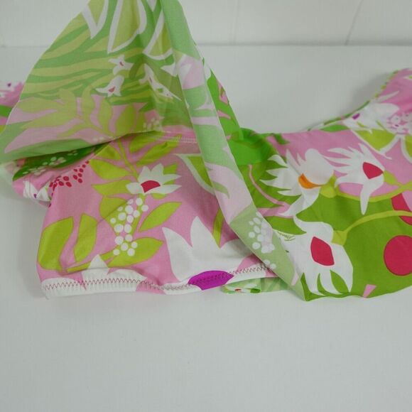 Trina Turk Womens La Palma Off The Shoulder Swim Top Size 8 - Picture 9 of 16